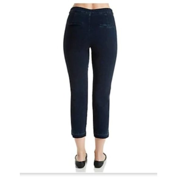 Lysse Slimming Cigarette Crop Leggings Indigo Blue Denim Style #1890 X-Small 2-4 - Picture 5 of 11